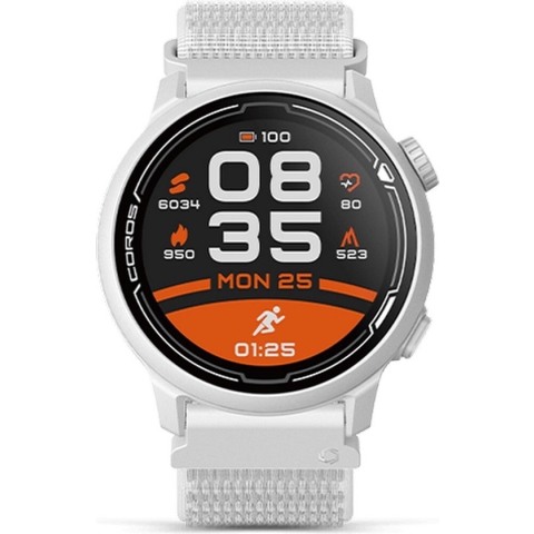 Coros Pace 2 - GPS Sporthorloge - Wit - Nylon horlogebandje - 42 mm