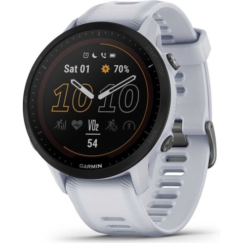 Garmin Forerunner 955 Solar - Hardloophorloge - Sporthorloge - Met GPS Tracker - Geschikt voor hardlopen - Wit