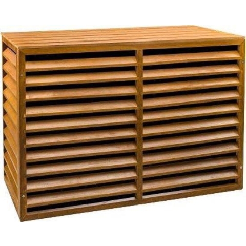 Evolar EVO-COVER-WXSD - Airco & Warmtepomp Buitenunit Omkasting - Maat XS - 90 x 60 x 40 cm - Gelakt - Hout