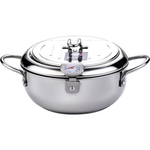 Novoz Kleine Frituurpan - Mini Friteuse - Mini Frituurpan - 3,2 Liter