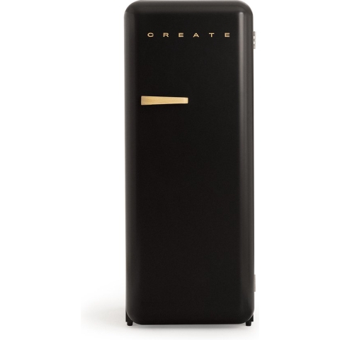 CREATE RETRO FRIDGE 281L WOOD - Kastmodel Koelkast - Zwart