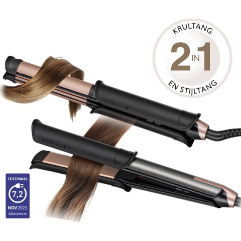 Remington ONE Straight & Curl Stijltang & Krultang in 1 - S6077