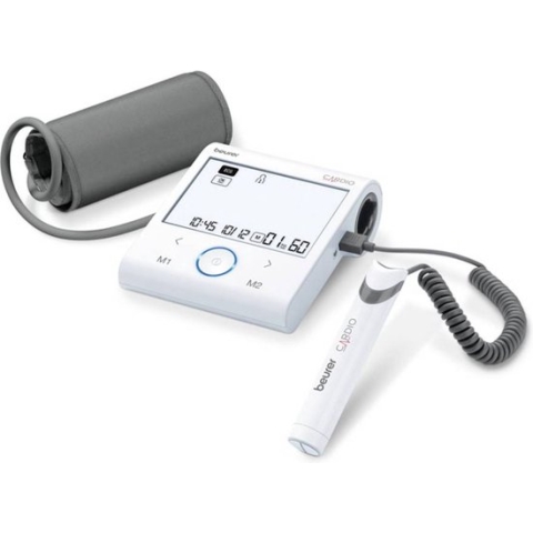 Beurer ECG Bloeddrukmeter bovenarm | ECG functie | AFIB | BM 96 | Bluetooth® | App: Beurer Healthmanager Pro | Rapport voor Dokter | 5 jaar garantie