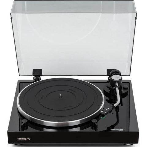 Thorens TD 204 zwart Platenspeler