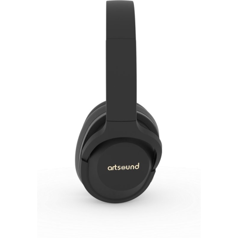 ArtSound BRAINWAVE07, Bluetooth over-ear koptelefoon, Active Noise Cancelling (ANC), zwart