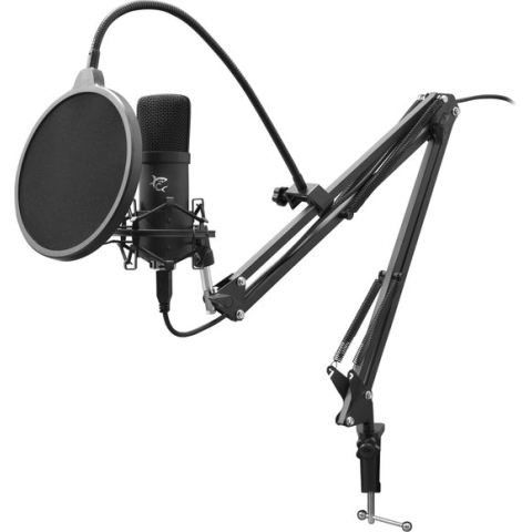 White Shark Zonis – Studio Microfoon Met Arm – Popfilter - USB