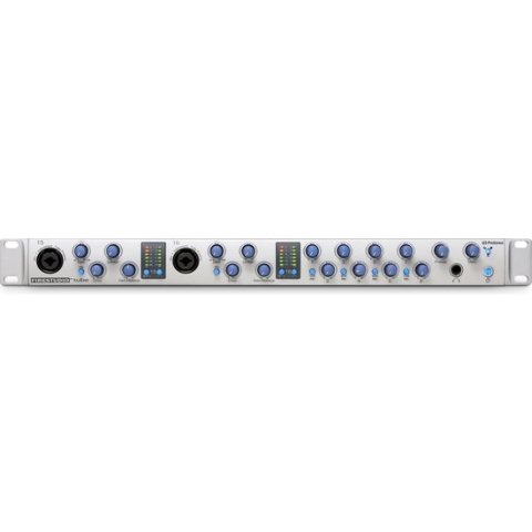 Presonus Firestudio Tube, firewire audio interface, 16 inputs en 6 outputs.