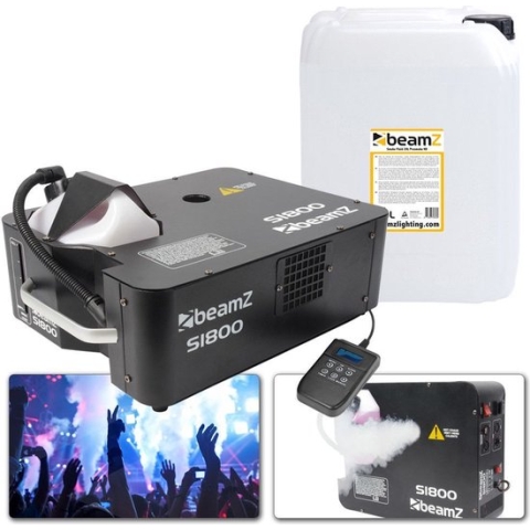 Rookmachine - BeamZ S1800 - horizontaal / verticaal - incl. 20L rookvloeistof