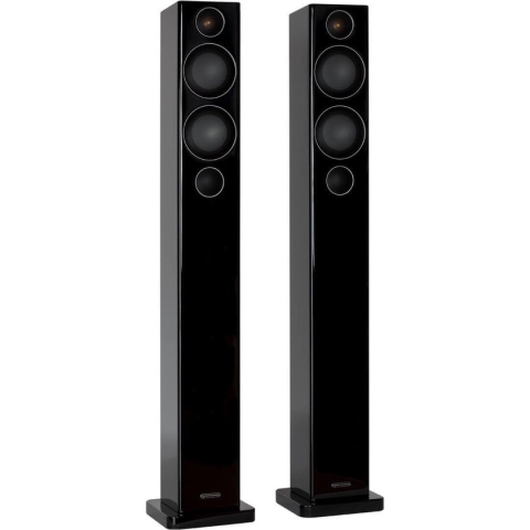 Monitor Audio Radius 270 - Slanke Vloerstaande Luidspreker - Hoogglans Zwart (per paar)