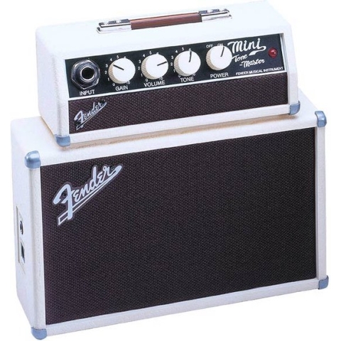 Miniatuur versterker Fender ‘Mini Tone-Master® Amp’, plastic behuizing, 2W, 2×2″ speaker
