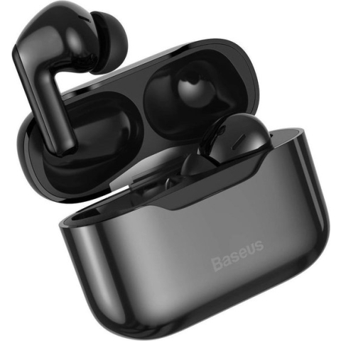 Baseus S1 Wireless Bluetooth Earphones Met Noise Cancelling Zwart