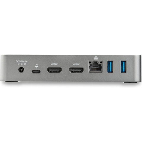 StarTech Dual monitor HDMI USB-C docking station - 65 W PD
