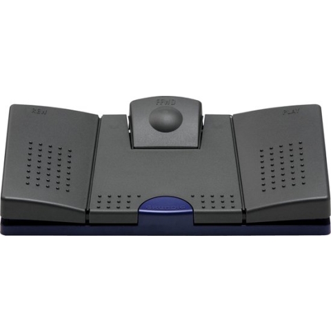 Grundig Foot switch 536 Bedraad Drukknopen Zwart, Blauw afstandsbediening