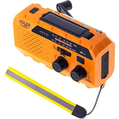 Multifunctionele FM radio - Ingebouwde zaklamp + powerbank