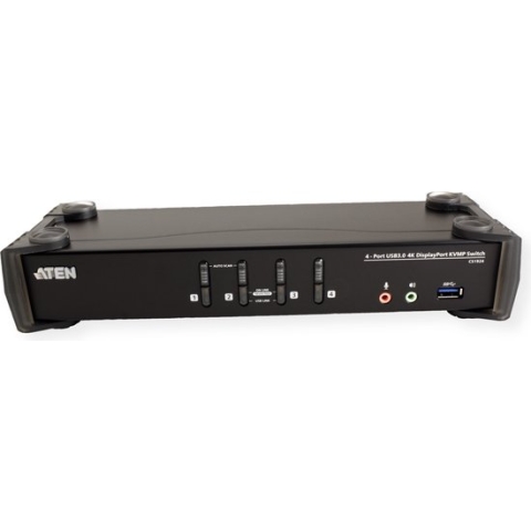 Aten CS1924 KVM-switch Rack-montage Zwart