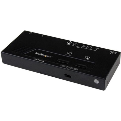 StarTech.com 2x2 HDMI matrix switch met automatische en prioriteitschakeling 1080p