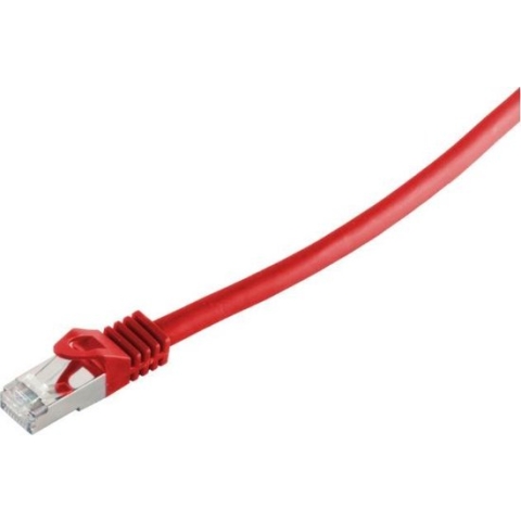 S-Impuls S/FTP CAT7 10 Gigabit netwerkkabel / rood - LSZH - 30 meter