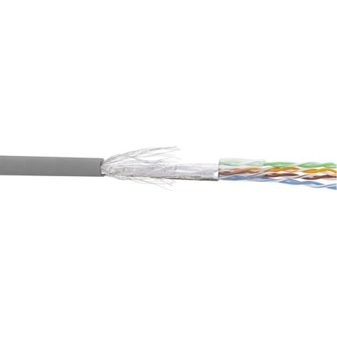 InLine 72149 netwerkkabel 500 m Cat5e SF/UTP (S-FTP) Wit