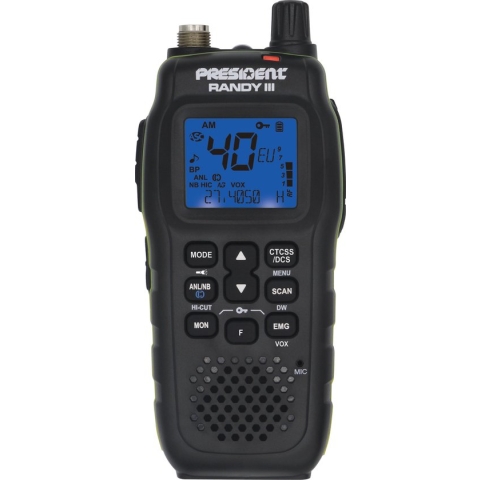 CB President Randy III ASC - CB Handheld - CB Portofoon - CB Radio - AM/FM - 27 MHz