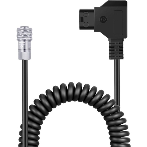 Neewer® - D Tap voor BMPCC 4K/6K Wound Power Cable Geschikt voor Blackmagic Pocket Cinema Camera 4K/6K Gold Assembly - V Assembly Batterij Weipu 2 Pins Connector voor P Tap - 16 inch 50 inch Lengte