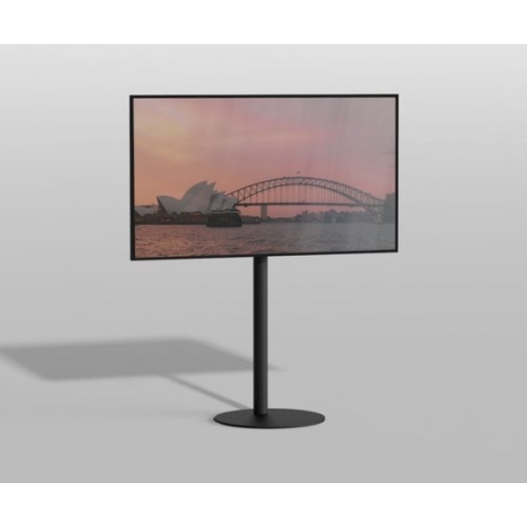 TV vloerstatief Gate 120 Design Tv standaard Trendy Zwart Staal 19-40” - MULTIFIT VESA 100x100 t/m 400x400