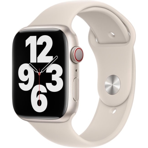 Apple Watch Sportbandje  - 45mm - Starlight - Regular - voor Apple Watch SE/5/6/7