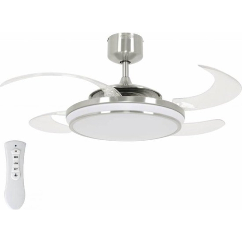 Plafondventilator Fanaway EVO 1 Mat Staal Led