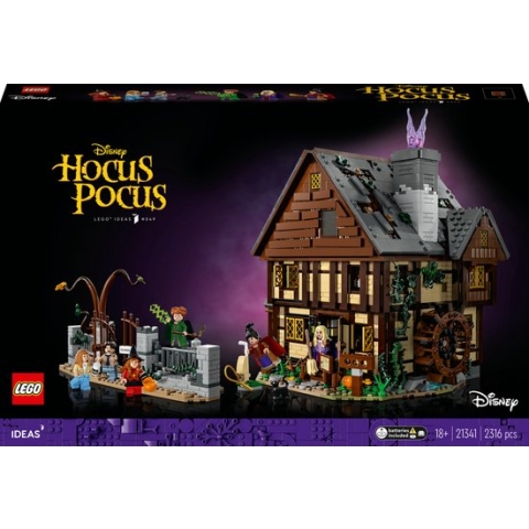 LEGO Ideas Disney Hocus Pocus: het huisje van de Sanderson-zussen Halloween Set voor Volwassenen - 21341