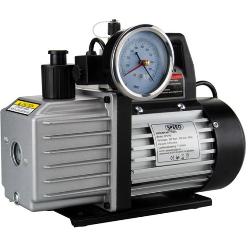 2-Traps Vacuumpomp 0.033bar - 115 liter/min - 390Watt - Drukmeter - SPERO