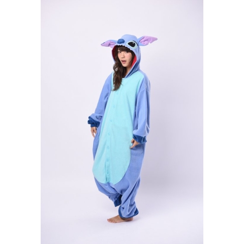 Stitch Onesie (Lilo & Stitch Disney) - Volwassenen & Kinderen - Onesize (155-177 cm)