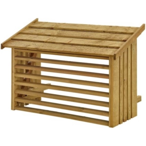 Airco ombouw hout - naturel - 116 x 56 x 78 cm (BxDxH)