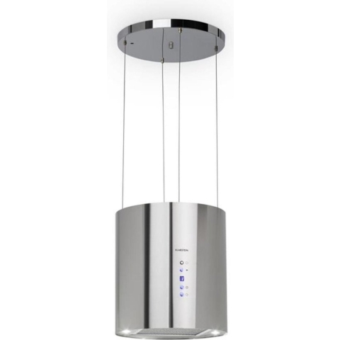 Klarstein Barett Afzuigkap Eilandschouw Eiland Afzuigkap - 190 W - Recirculatiesysteem Met 3 Standen - Recirculatievermogen: 558 M³/H - LED-Verlichting Fornuisverlichting: 2 X 1 W - Zilver
