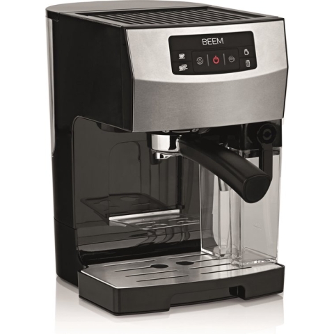 BEEM Espressomachine Classico II - 20 bar – espressoapparaat – koffiezetapparaat - Zwart/RVS