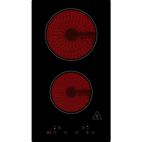 Respekta keramische kookplaat KM9130T-28 - 2 pits kookplaat - inbouw kookplaat - Touch control - Ceramic Glass Hob - Kleine kookplaat