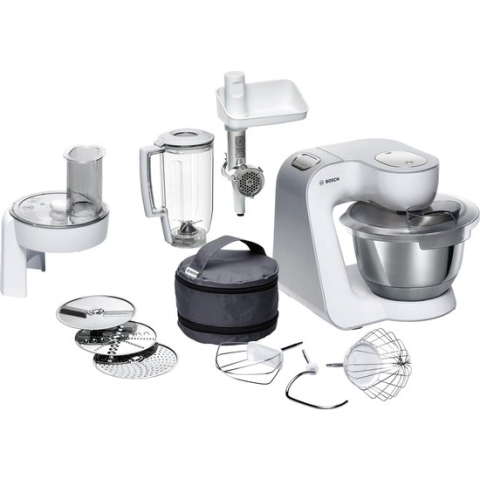 Bosch MUM5 - MUM58231 - Keukenmachine - 1000W - 3,9L - Wit/Zilver