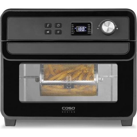 Caso AirFry Chef 1700, Elektrische oven, 22 l, 1700 W, 40 - 230 °C, Aanrecht, Zwart