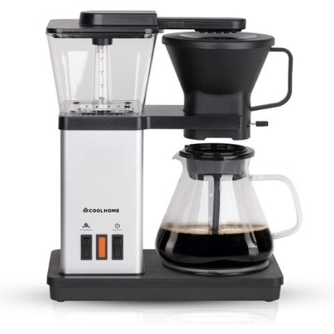 CoolHome Masterbrew koffiezetapparaat - koffiezetapparaat Filterkoffie - Met blooming functie - RVS