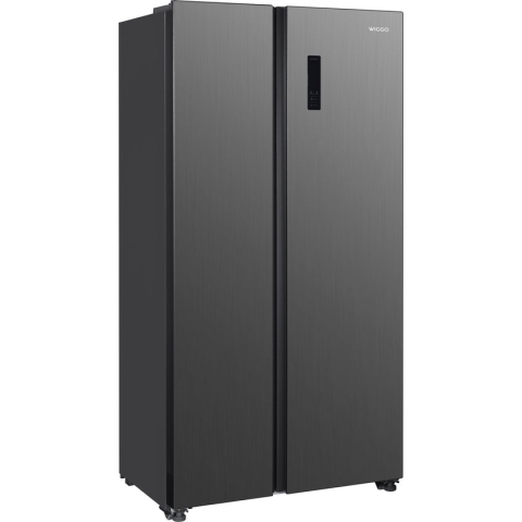 Wiggo WR-SBS18E(X) - Amerikaanse Koelkast - No Frost - 2 deuren - Display - Super Freeze - 442 Liter - Rvs