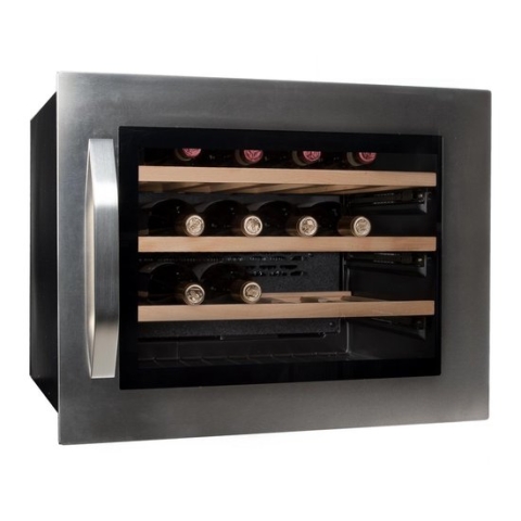 Wine Klima Excellence S24 Inbouw wijnklimaatkast - RVS - 24 flessen