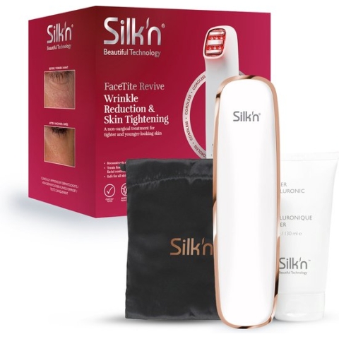 Silk'n Huidverjongingsapparaat - FaceTite Revive - Microdermabrasie - Rimpelvermindering & huidverstrakking - Sinterklaas cadeau - Wit