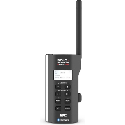 PerfectPro Soloworker Dab+ Bt Bouwplaats Radio - Bluetooth - Zwart - SWBT