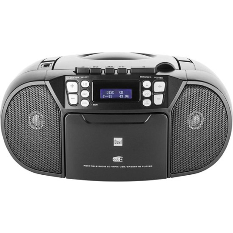 Dual DAB-P 210 Radio/CD-speler DAB+, FM AUX, CD Zwart