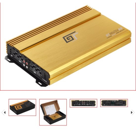 GT Audio GT-80/x4AB 4x80w Class AB 12v 2/3/4 Channel Power Amplifier