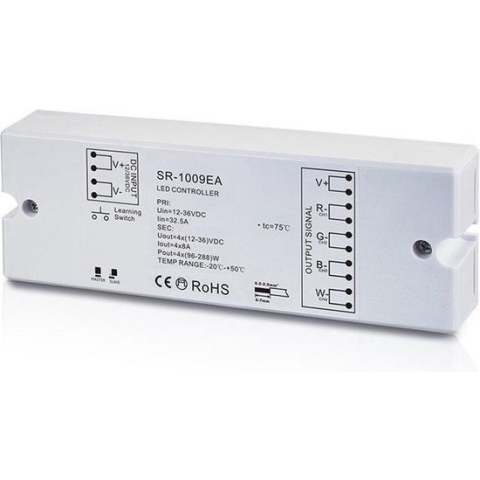 Groenovatie LED RGBW RF Controller - 12-36V 4CH - 8A - Pro