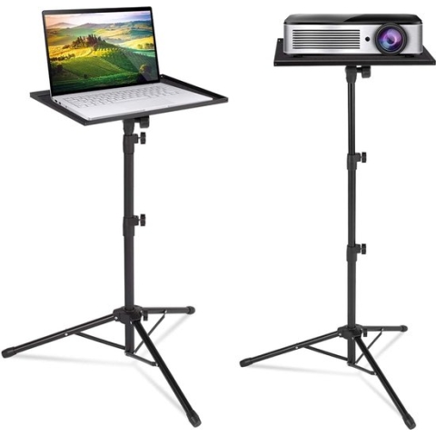 Projector statief - LB-560 - universele laptop statief, draagbare DJ-apparatuur standaard - houder - stand - opvouwbare vloer statief, buitencomputer tafelstandaard voor podium of studio