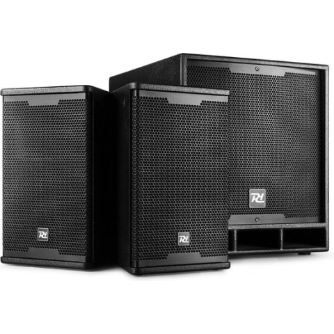 Speakerset - Power Dynamics Combo 1500 actieve speakerset Bluetooth - 2.1 speakerset met actieve subwoofer en tops - 1500W