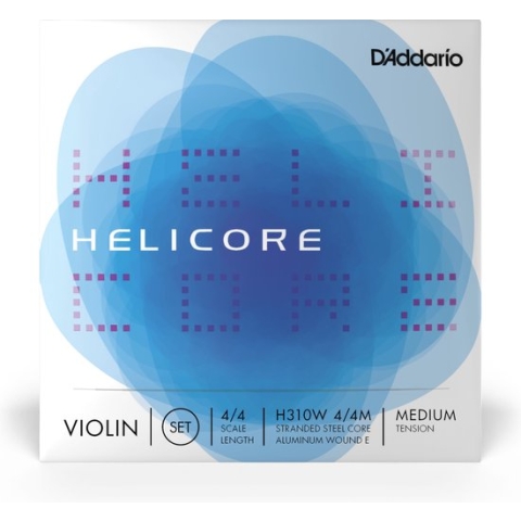 D'Addario Orchestral Violin snaren Helicore H310W- 4/4M, Medium Tension, Alen E - Snarenset voor viool
