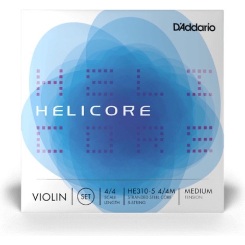 D'Addario HE310-5 4/4M Helicore viool snaren (5) set Medium