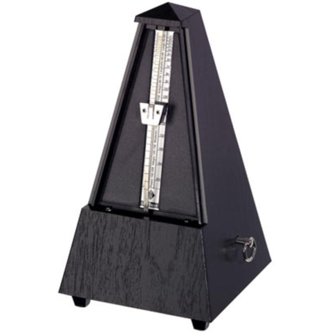 Wittner M 845 161 metronoom Pyramide zwart-houtmaserung/Kunststuk - Accessoire voor keyboards