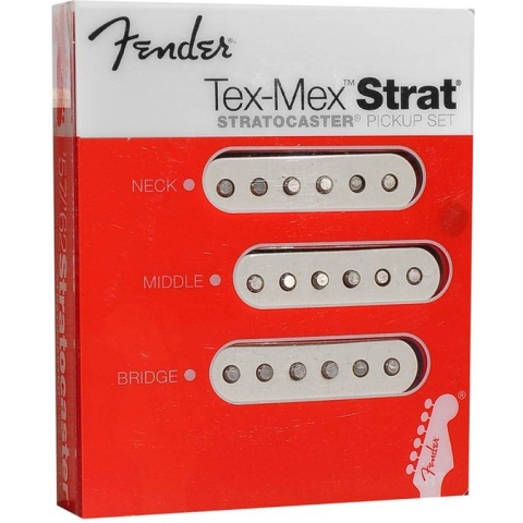 Pickup set Fender Original White Stratocaster® Tex-Mex™